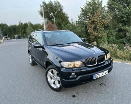 Синий БМВ Х5, объемом двигателя 3 л и пробегом 350 тыс. км за 7400 $, фото 1 на Automoto.ua