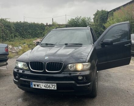 Синий БМВ Х5, объемом двигателя 3 л и пробегом 300 тыс. км за 5000 $, фото 1 на Automoto.ua