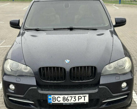 Синий БМВ Х5, объемом двигателя 3 л и пробегом 377 тыс. км за 9000 $, фото 1 на Automoto.ua