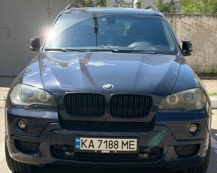 Синий БМВ Х5, объемом двигателя 3 л и пробегом 255 тыс. км за 14000 $, фото 1 на Automoto.ua