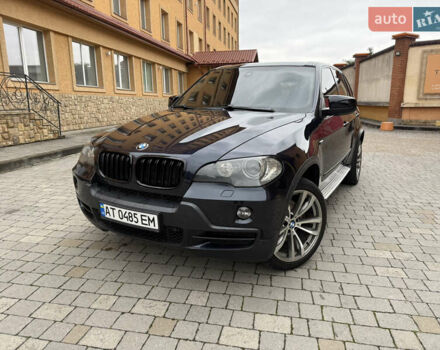 Синий БМВ Х5, объемом двигателя 3 л и пробегом 267 тыс. км за 13999 $, фото 1 на Automoto.ua