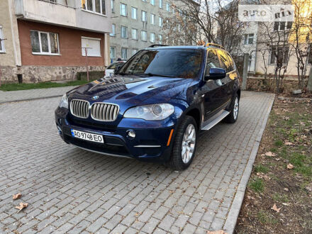 БМВ Х5 2012 у Мукачеве на Automoto.ua Синій БМВ Х5, об'ємом двигуна 3.5 л та пробігом 298 тис. км за 16300 $, фото 1 на Automoto.ua