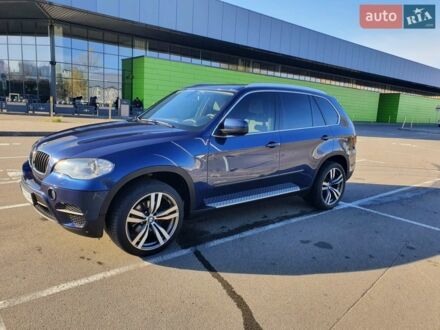 Синий БМВ Х5, объемом двигателя 3 л и пробегом 124 тыс. км за 20400 $, фото 1 на Automoto.ua