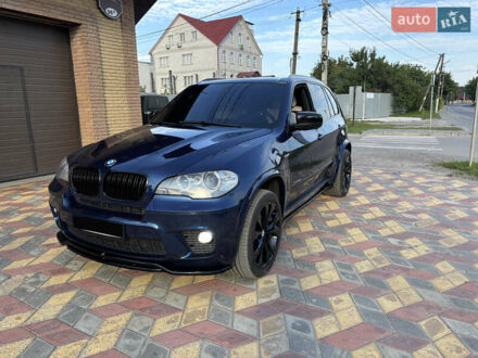 Синий БМВ Х5, объемом двигателя 3 л и пробегом 253 тыс. км за 40000 $, фото 1 на Automoto.ua