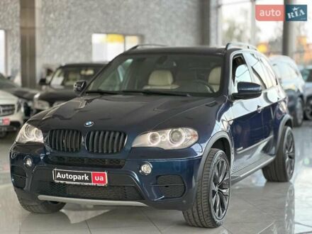Синий БМВ Х5, объемом двигателя 3 л и пробегом 188 тыс. км за 17490 $, фото 1 на Automoto.ua
