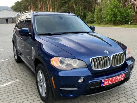 Синий БМВ Х5, объемом двигателя 3 л и пробегом 250 тыс. км за 14000 $, фото 1 на Automoto.ua
