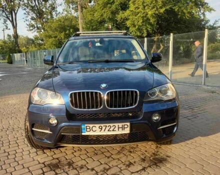 Синий БМВ Х5, объемом двигателя 3 л и пробегом 225 тыс. км за 12500 $, фото 1 на Automoto.ua