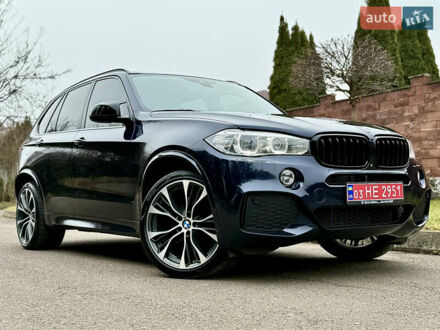 Синий БМВ Х5, объемом двигателя 3 л и пробегом 245 тыс. км за 29950 $, фото 1 на Automoto.ua