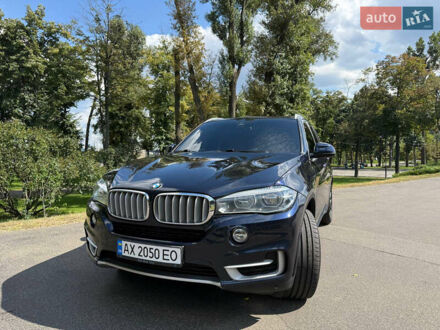 Синий БМВ Х5, объемом двигателя 3 л и пробегом 130 тыс. км за 33000 $, фото 1 на Automoto.ua