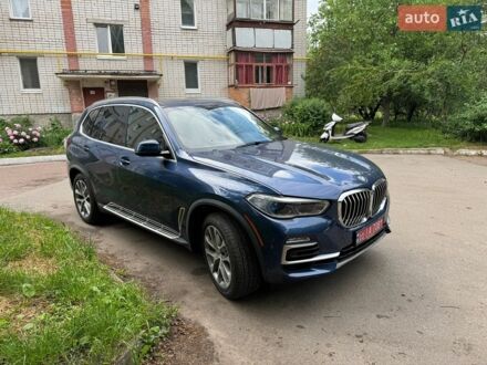 Синий БМВ Х5, объемом двигателя 3 л и пробегом 96 тыс. км за 43000 $, фото 1 на Automoto.ua