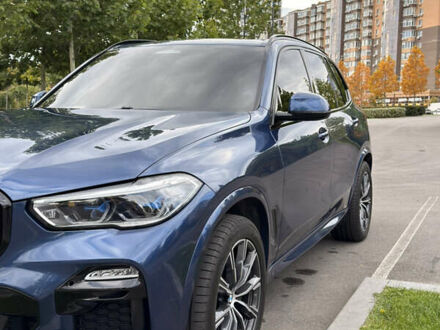 Синій БМВ Х5, об'ємом двигуна 3 л та пробігом 120 тис. км за 52900 $, фото 1 на Automoto.ua