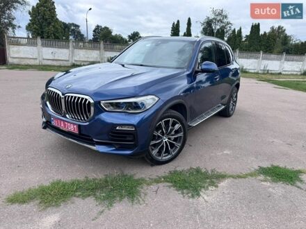 Синій БМВ Х5, об'ємом двигуна 3 л та пробігом 96 тис. км за 43300 $, фото 1 на Automoto.ua