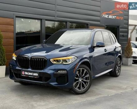 Синий БМВ Х5, объемом двигателя 3 л и пробегом 122 тыс. км за 46999 $, фото 1 на Automoto.ua