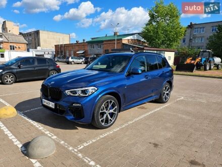 Синий БМВ Х5, объемом двигателя 3 л и пробегом 142 тыс. км за 41999 $, фото 1 на Automoto.ua