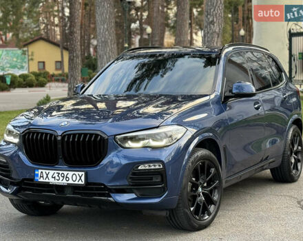 Синій БМВ Х5, об'ємом двигуна 3 л та пробігом 92 тис. км за 45999 $, фото 1 на Automoto.ua