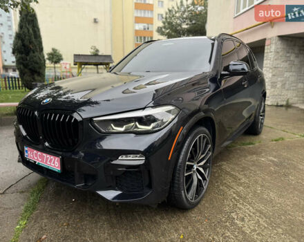 Синий БМВ Х5, объемом двигателя 3 л и пробегом 112 тыс. км за 51000 $, фото 1 на Automoto.ua