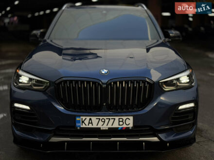 Синий БМВ Х5, объемом двигателя 3 л и пробегом 97 тыс. км за 44990 $, фото 1 на Automoto.ua