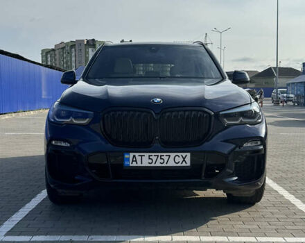 Синій БМВ Х5, об'ємом двигуна 3 л та пробігом 126 тис. км за 50900 $, фото 1 на Automoto.ua