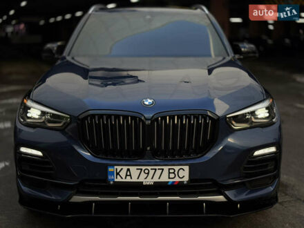 Синий БМВ Х5, объемом двигателя 3 л и пробегом 92 тыс. км за 45990 $, фото 1 на Automoto.ua