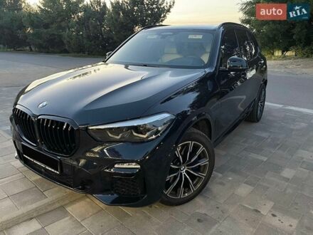 Синий БМВ Х5, объемом двигателя 3 л и пробегом 213 тыс. км за 37500 $, фото 1 на Automoto.ua