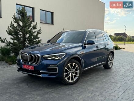 Синій БМВ Х5, об'ємом двигуна 3 л та пробігом 187 тис. км за 43000 $, фото 1 на Automoto.ua