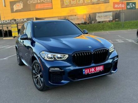 Синий БМВ Х5, объемом двигателя 3 л и пробегом 120 тыс. км за 46950 $, фото 1 на Automoto.ua