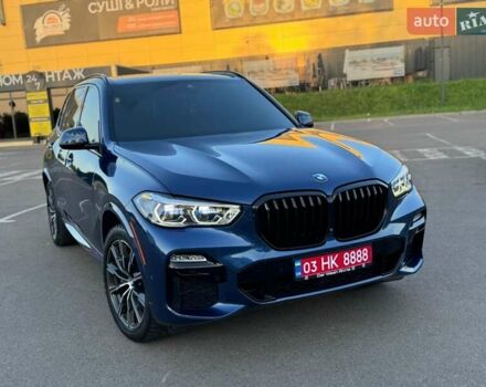 Синий БМВ Х5, объемом двигателя 3 л и пробегом 120 тыс. км за 46950 $, фото 1 на Automoto.ua