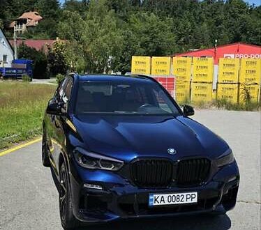 Синий БМВ Х5, объемом двигателя 3 л и пробегом 71 тыс. км за 69999 $, фото 1 на Automoto.ua