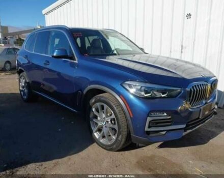 Синий БМВ Х5, объемом двигателя 3 л и пробегом 46 тыс. км за 412 $, фото 1 на Automoto.ua
