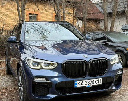 Синий БМВ Х5, объемом двигателя 3 л и пробегом 86 тыс. км за 60000 $, фото 1 на Automoto.ua