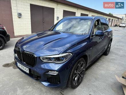 Синій БМВ Х5, об'ємом двигуна 3 л та пробігом 43 тис. км за 55500 $, фото 1 на Automoto.ua