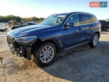 Синий БМВ Х5, объемом двигателя 3 л и пробегом 49 тыс. км за 19500 $, фото 1 на Automoto.ua
