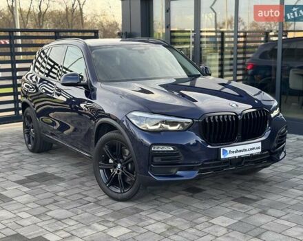 Синий БМВ Х5, объемом двигателя 3 л и пробегом 145 тыс. км за 54900 $, фото 1 на Automoto.ua