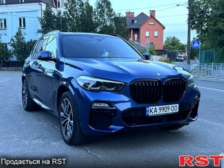 Синій БМВ Х5, об'ємом двигуна 3 л та пробігом 92 тис. км за 69500 $, фото 1 на Automoto.ua