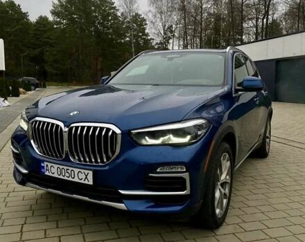 Синий БМВ Х5, объемом двигателя 3 л и пробегом 80 тыс. км за 45000 $, фото 1 на Automoto.ua