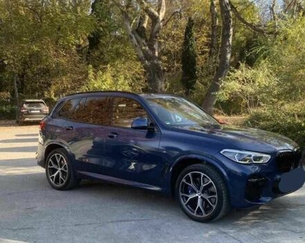 Синий БМВ Х5, объемом двигателя 3 л и пробегом 56 тыс. км за 32100 $, фото 1 на Automoto.ua