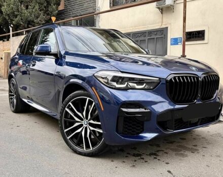 Синий БМВ Х5, объемом двигателя 3 л и пробегом 25 тыс. км за 33000 $, фото 1 на Automoto.ua