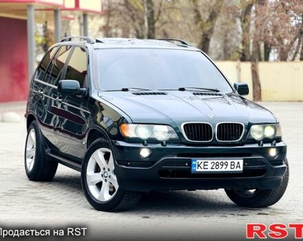 Зеленый БМВ Х5, объемом двигателя 3 л и пробегом 350 тыс. км за 6100 $, фото 2 на Automoto.ua
