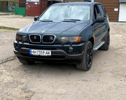 Зеленый БМВ Х5, объемом двигателя 3 л и пробегом 350 тыс. км за 7600 $, фото 2 на Automoto.ua