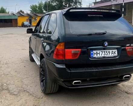 Зеленый БМВ Х5, объемом двигателя 3 л и пробегом 350 тыс. км за 7600 $, фото 3 на Automoto.ua