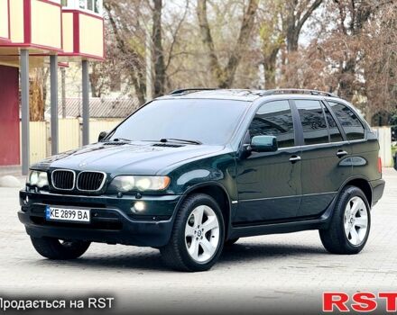 Зеленый БМВ Х5, объемом двигателя 3 л и пробегом 350 тыс. км за 6100 $, фото 3 на Automoto.ua