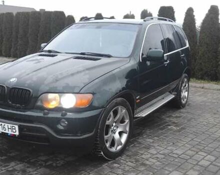 Зеленый БМВ Х5, объемом двигателя 4.4 л и пробегом 235 тыс. км за 6700 $, фото 1 на Automoto.ua