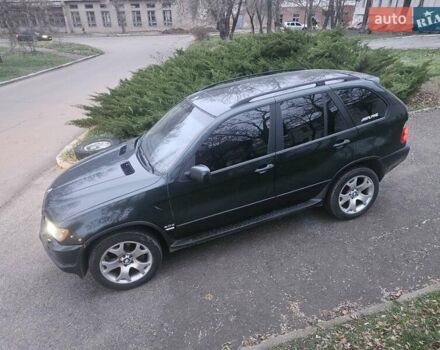 Зеленый БМВ Х5, объемом двигателя 3 л и пробегом 307 тыс. км за 4700 $, фото 3 на Automoto.ua