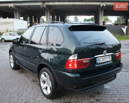 Зеленый БМВ Х5, объемом двигателя 3 л и пробегом 387 тыс. км за 10599 $, фото 3 на Automoto.ua