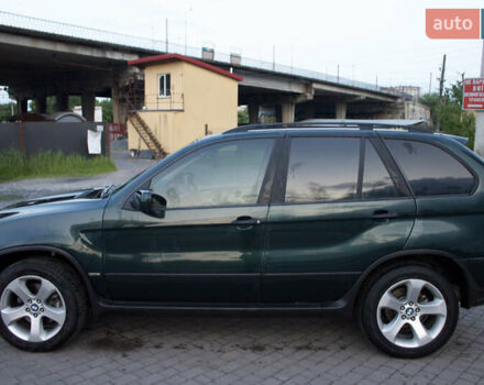 Зеленый БМВ Х5, объемом двигателя 3 л и пробегом 387 тыс. км за 10599 $, фото 2 на Automoto.ua