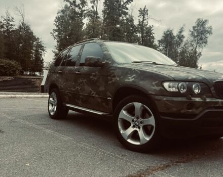 Зеленый БМВ Х5, объемом двигателя 3 л и пробегом 250 тыс. км за 5000 $, фото 1 на Automoto.ua