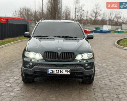 Зеленый БМВ Х5, объемом двигателя 4.4 л и пробегом 316 тыс. км за 7900 $, фото 2 на Automoto.ua
