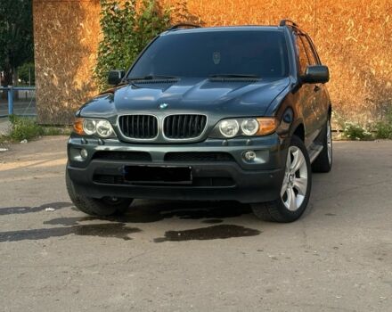 Зеленый БМВ Х5, объемом двигателя 3 л и пробегом 307 тыс. км за 5500 $, фото 1 на Automoto.ua