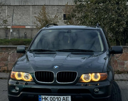 Зеленый БМВ Х5, объемом двигателя 3 л и пробегом 311 тыс. км за 10650 $, фото 1 на Automoto.ua