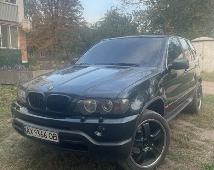 Зеленый БМВ Х5, объемом двигателя 4.4 л и пробегом 300 тыс. км за 7500 $, фото 1 на Automoto.ua